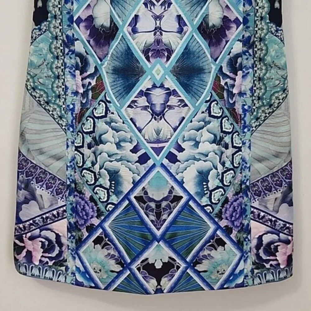 CAMILLA The Blue Market V Neck Fitted Dress Size XS b49 - Picture 10 of 16